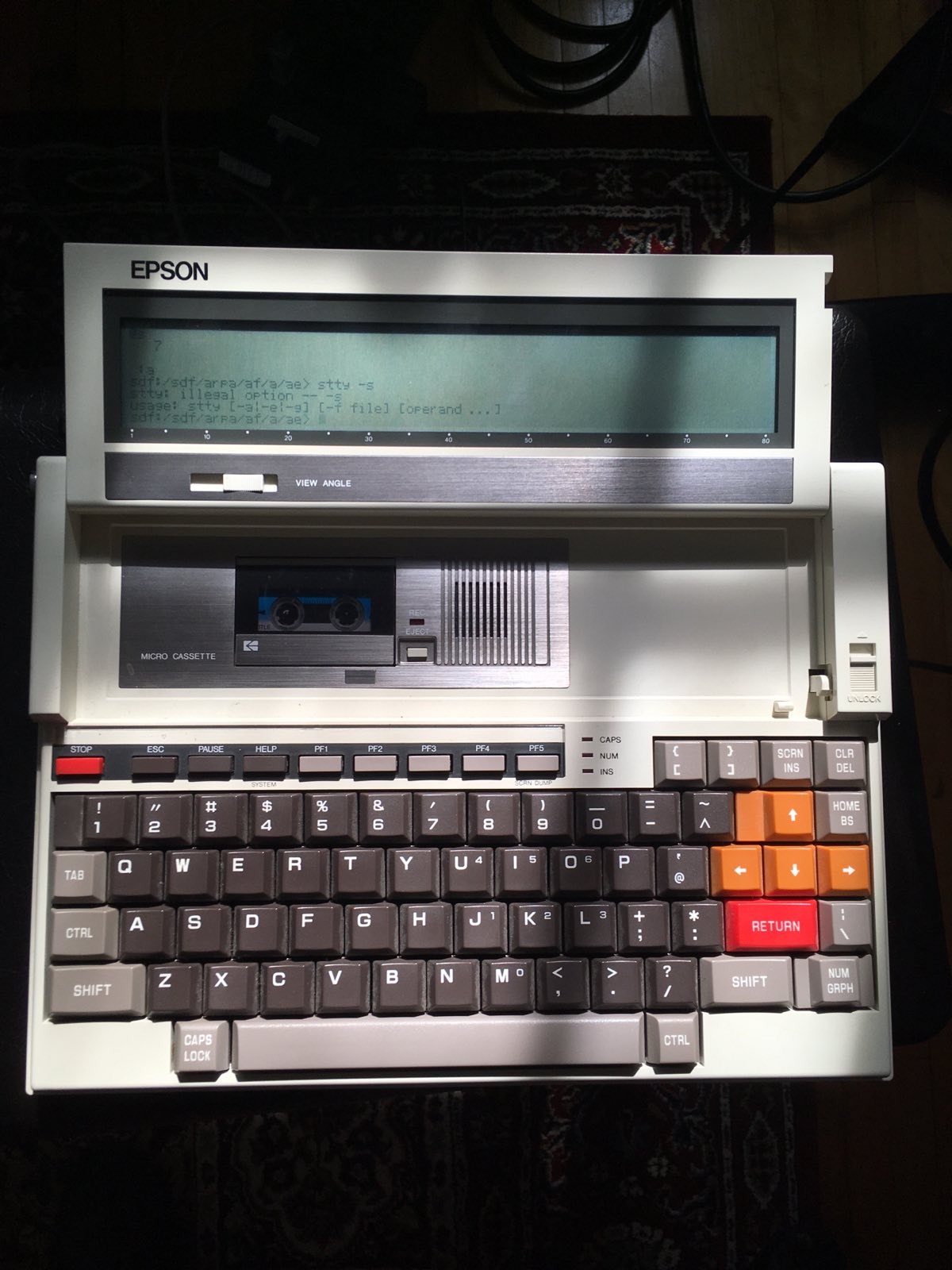 Epson PX-8 portable computer