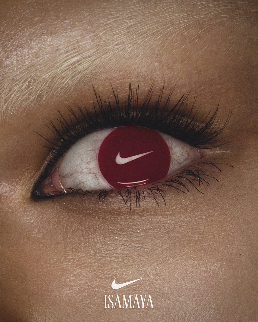 Red contact lens reference